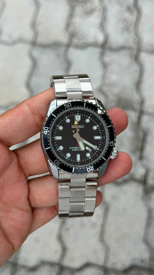 Seik_o Prospex Diver Silver/Black Watch